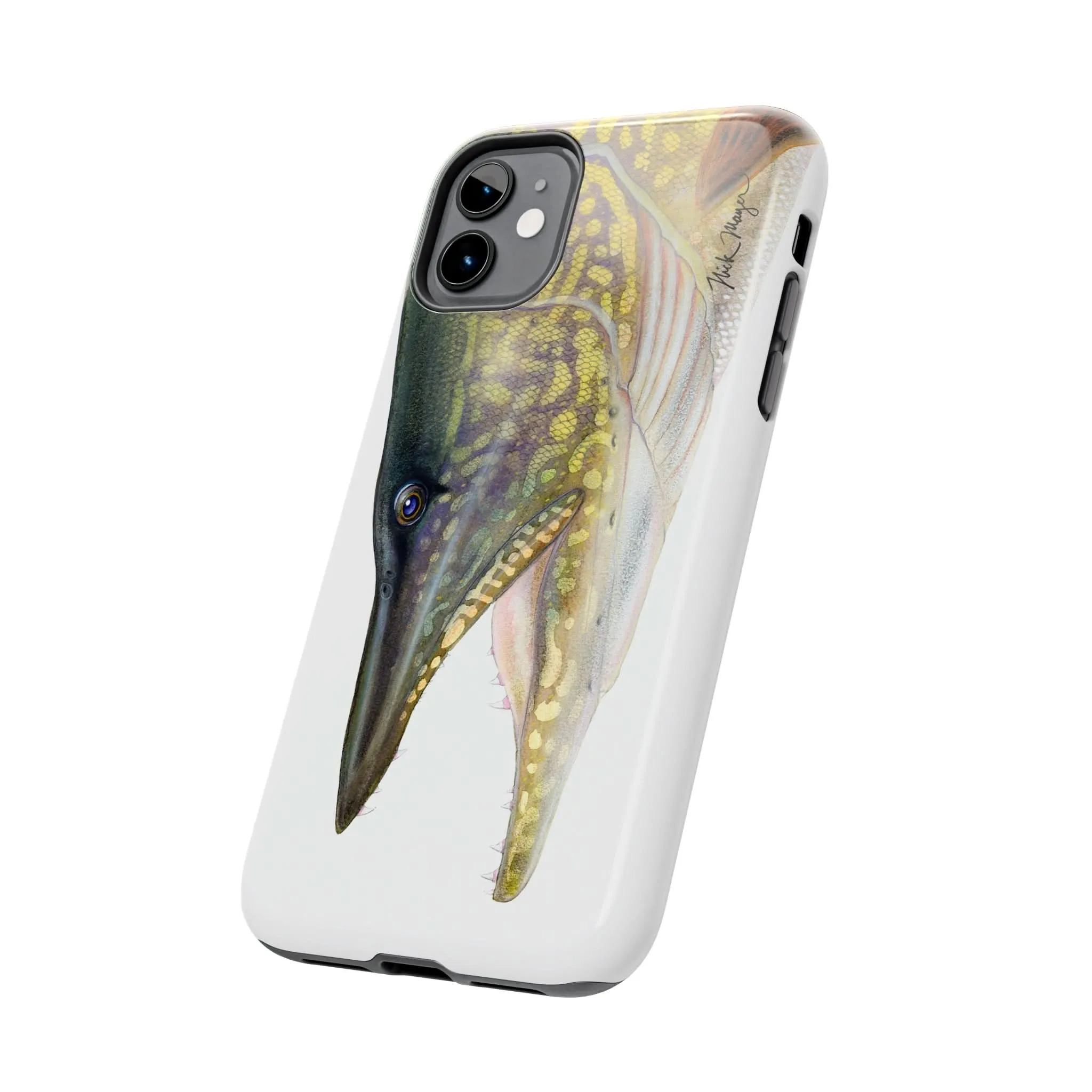 Northern Pike Face Phone Case (iPhone)