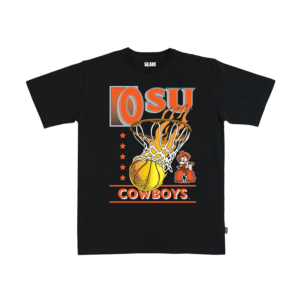 Oklahoma State Hoops Vault Heavy Tee