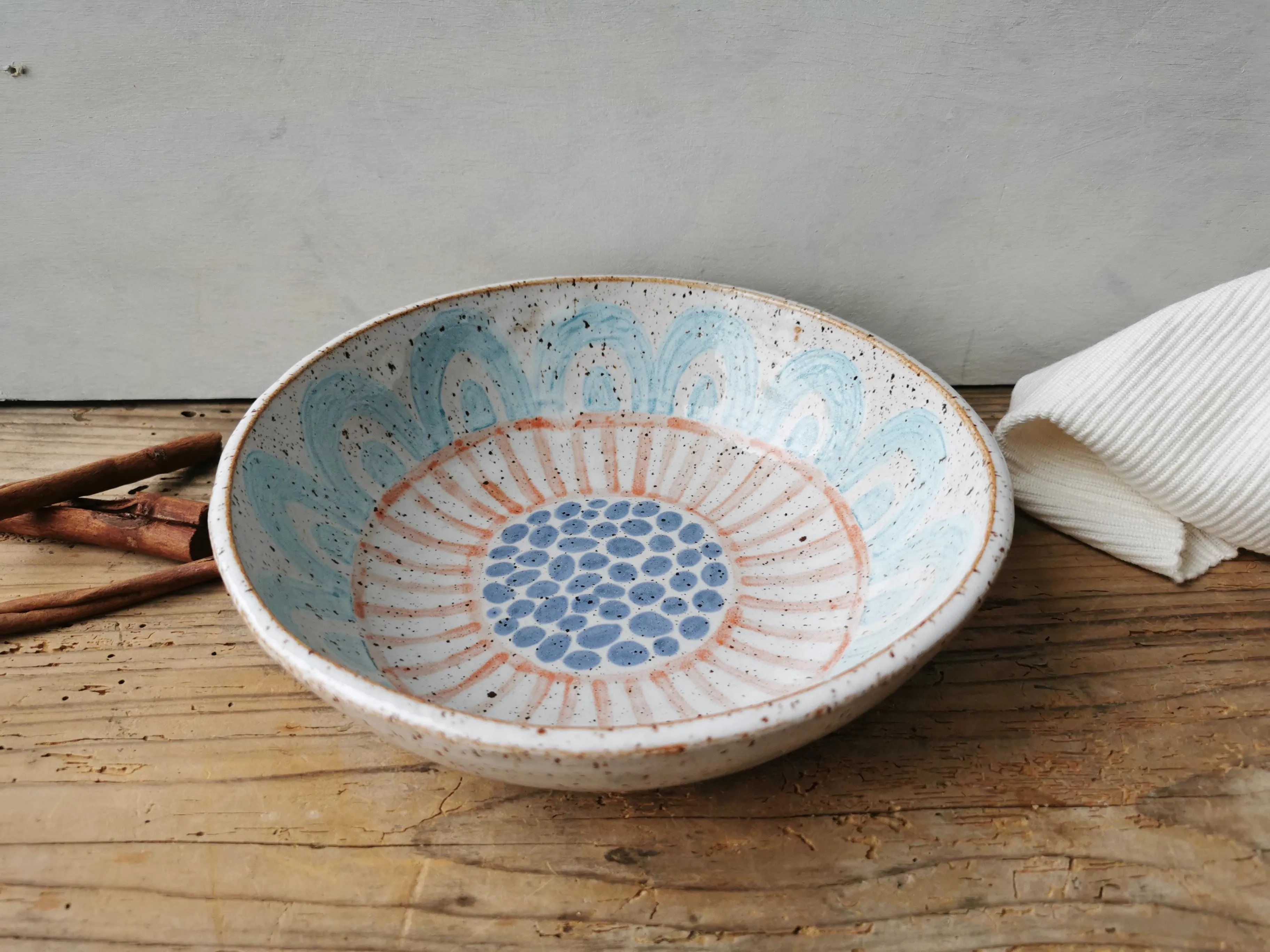 Pasta bowl handpainted No. 5