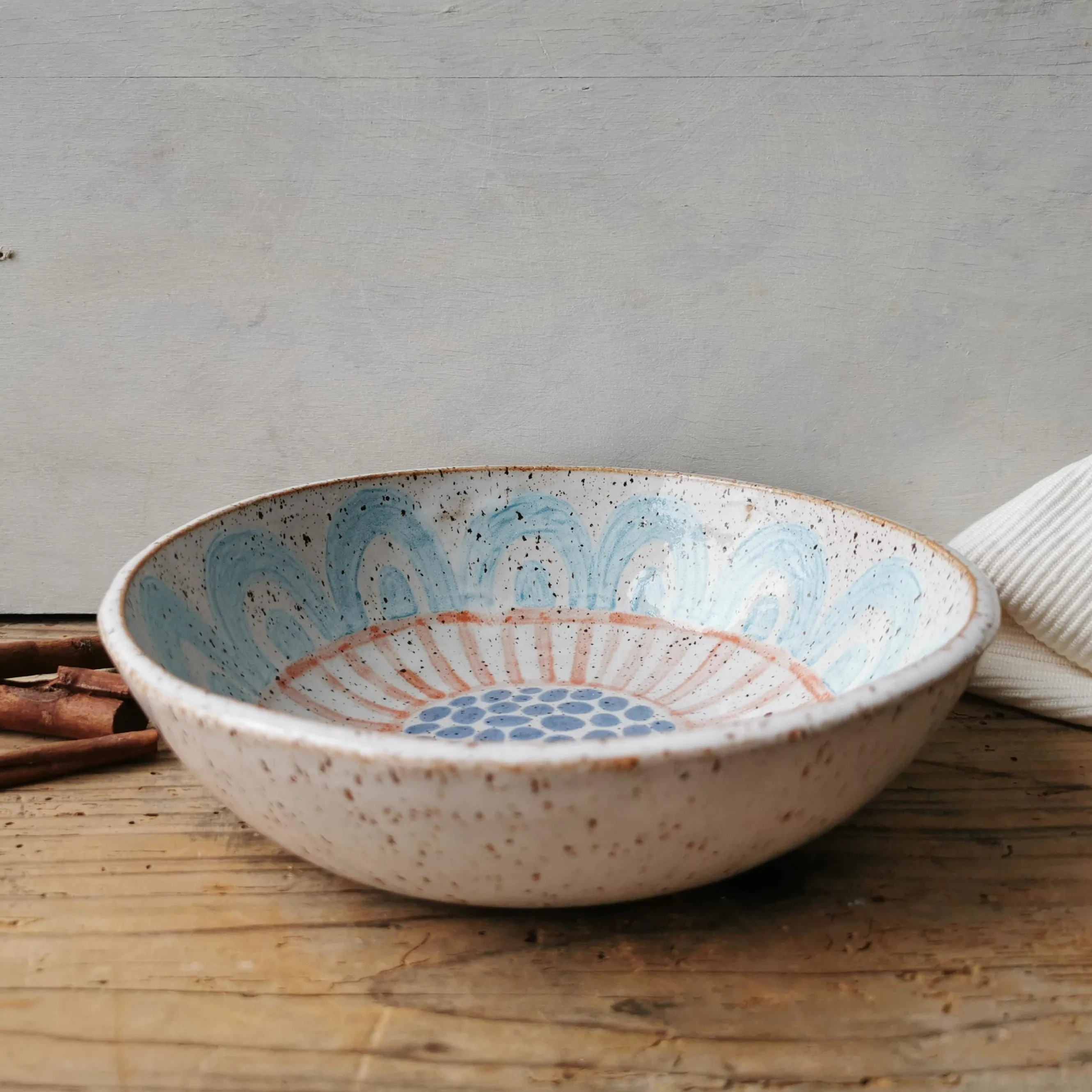 Pasta bowl handpainted No. 5