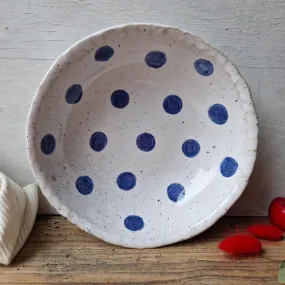 Pasta bowl polka dot No. 15