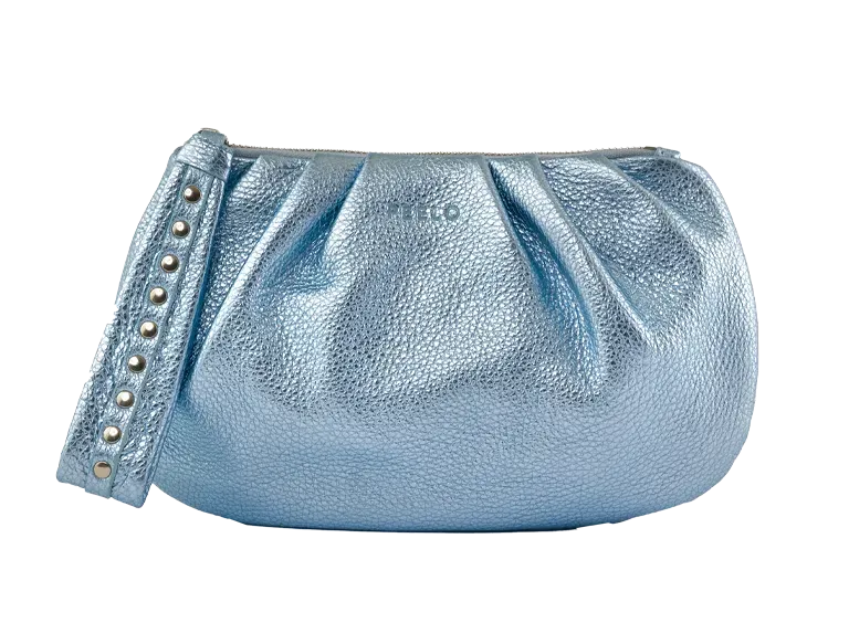 PEELO Cloud Clutch - Metallic Blue