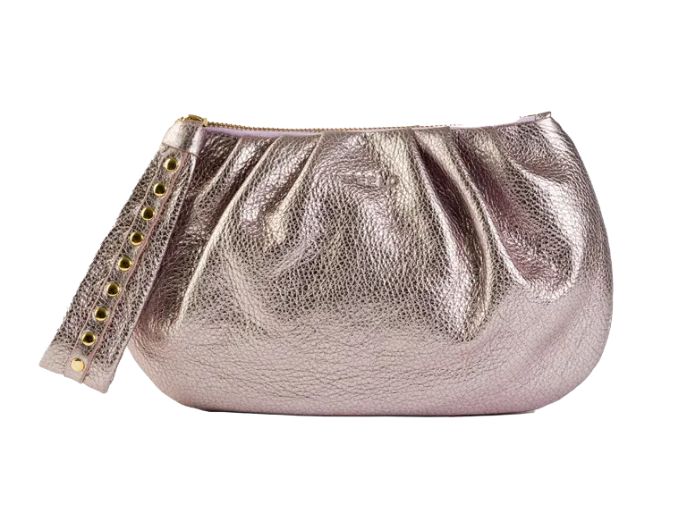 PEELO Cloud Clutch - Metallic Pink