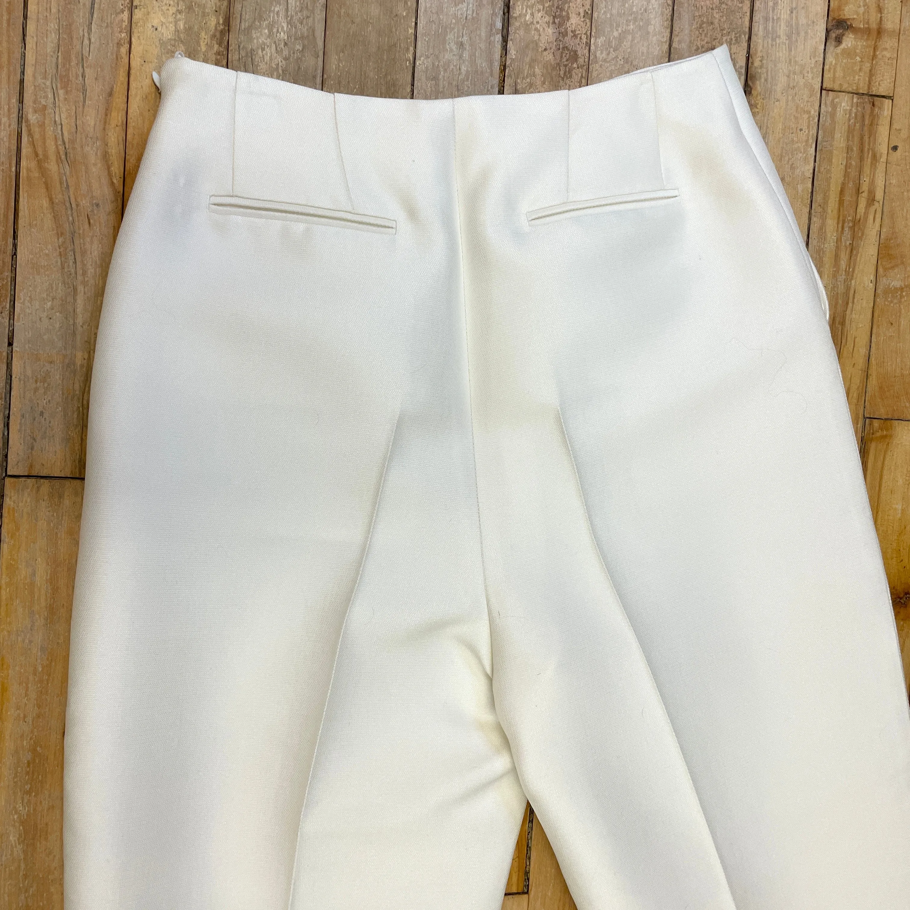 Phoebe Philo Era Deadstock Celine Vintage Designer Trousers Made in Italy Size 29"