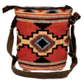 "Azteca" Woven Crossbody Bag