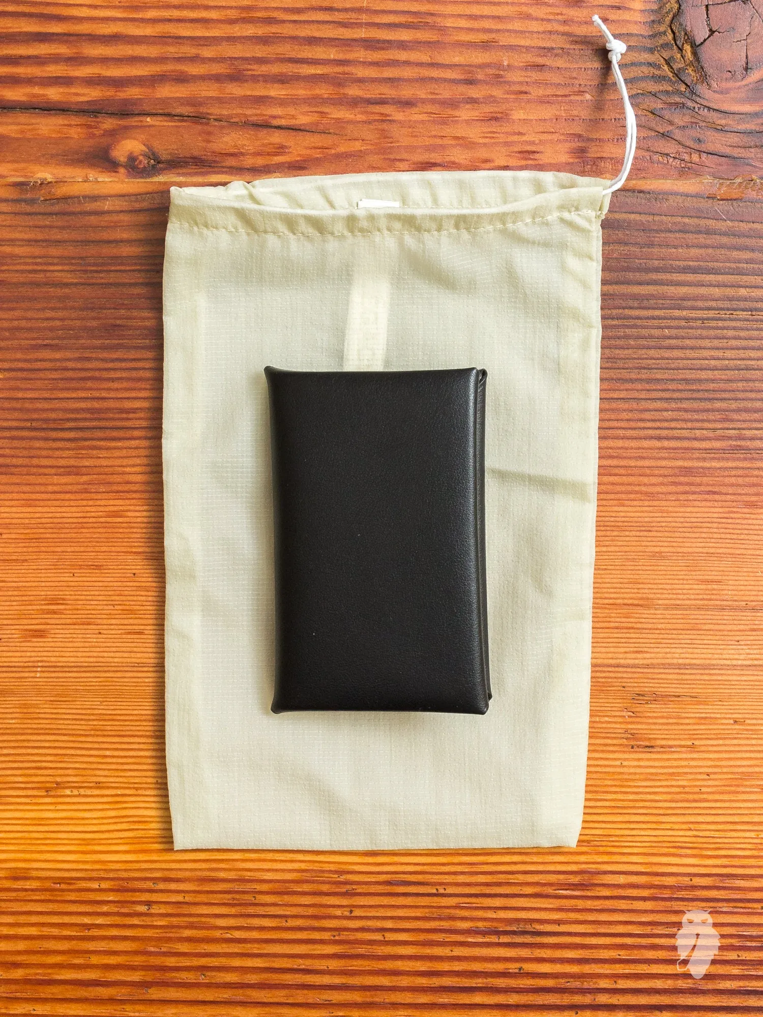 "Chorus" Leather Cardholder in Black