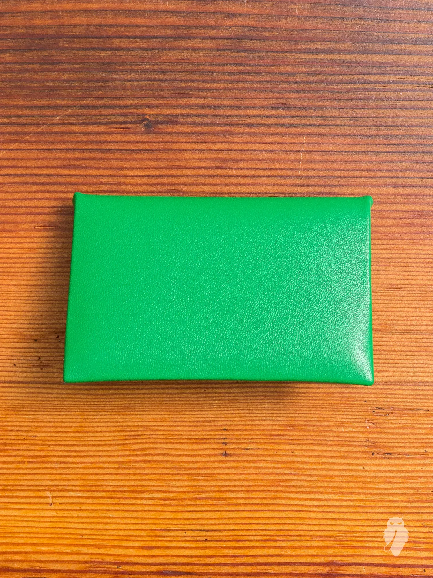 "Chorus" Leather Cardholder in Ectoplasm