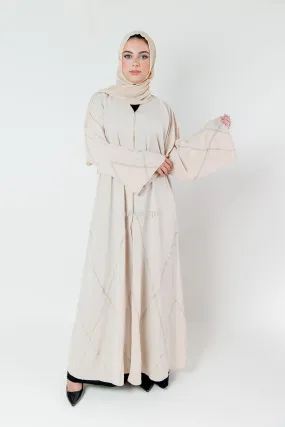 Remy Beige Luxury Abaya