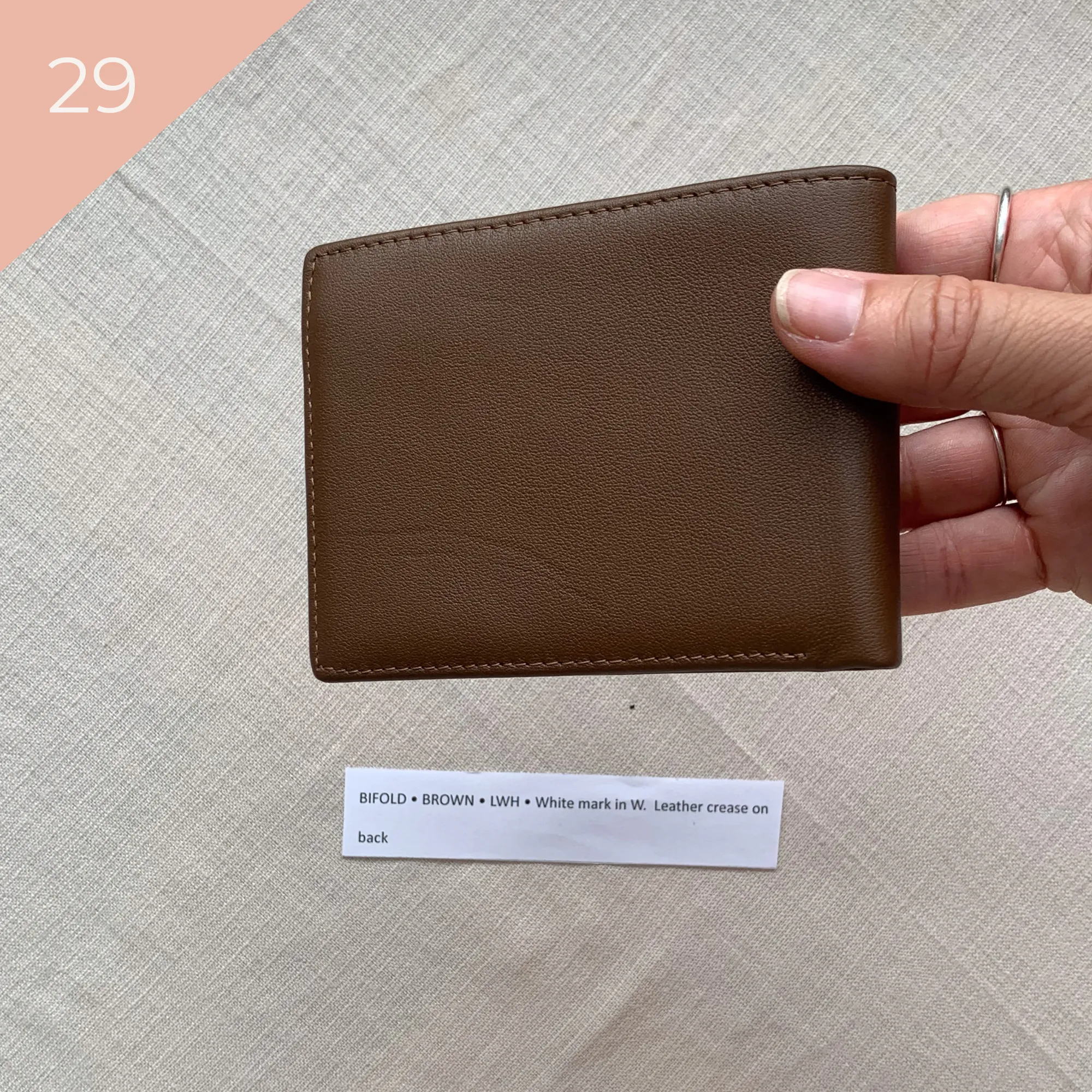 SECONDS -  Bifold Wallet