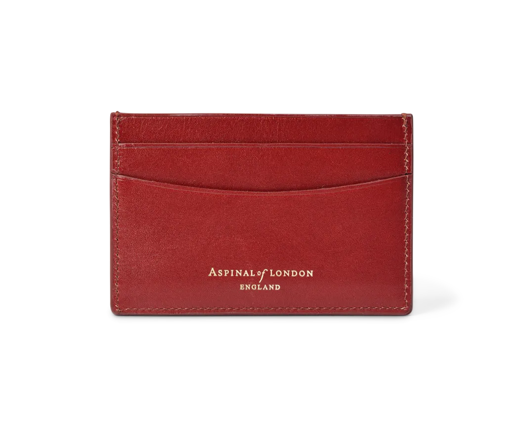 Slim Credit Card Holder – Smooth Cognac