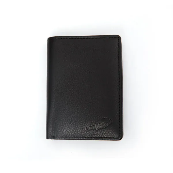 Streamline Vertical Wallet-Black