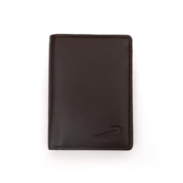 Streamline Vertical Wallet-Brown