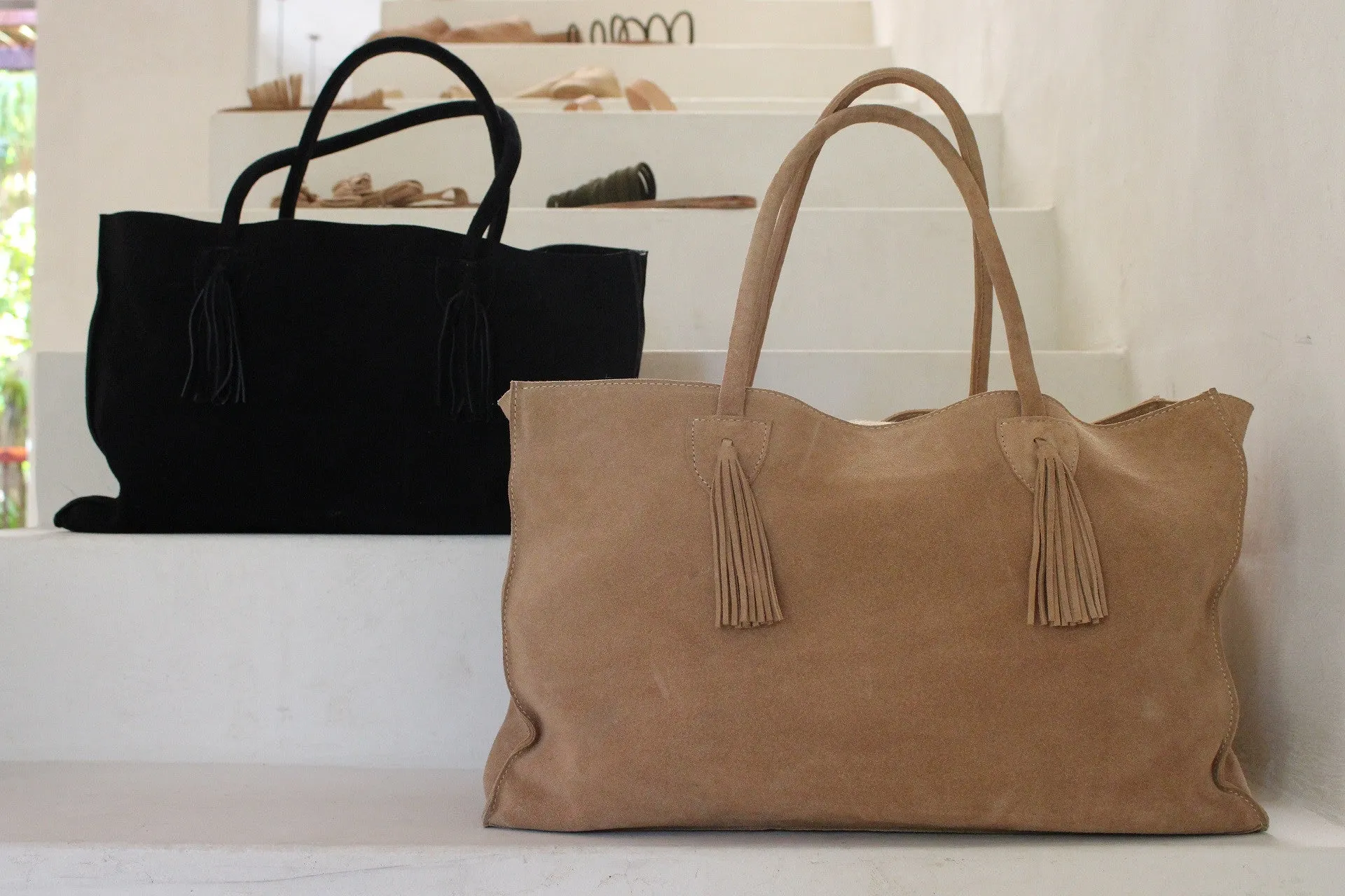 Suede Totes