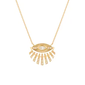 Sun Eye & Diamonds Necklace