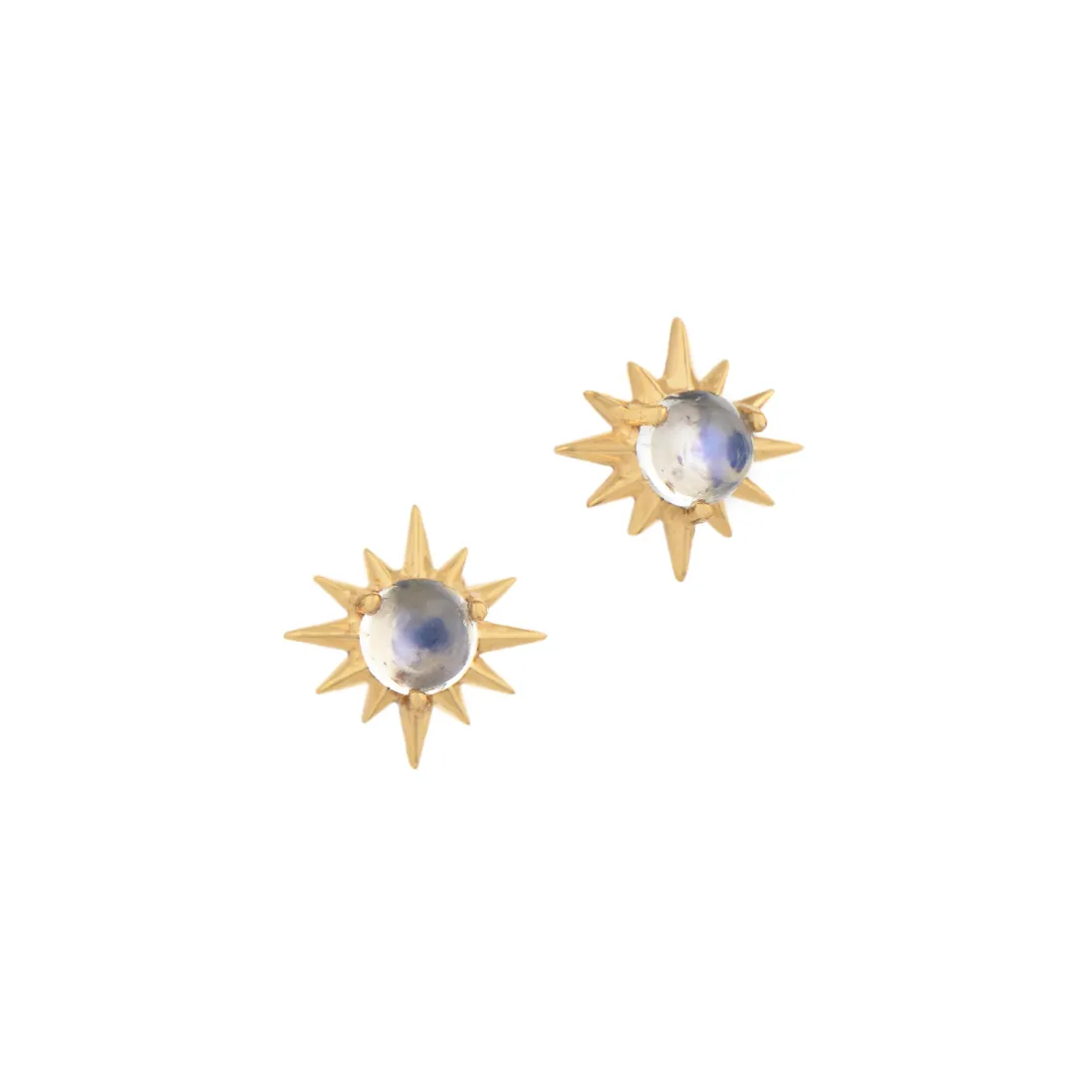 Sun Moonstone Earrings