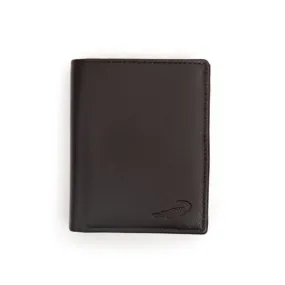 Versatile Coin Pocket Vertical Wallet-Brown