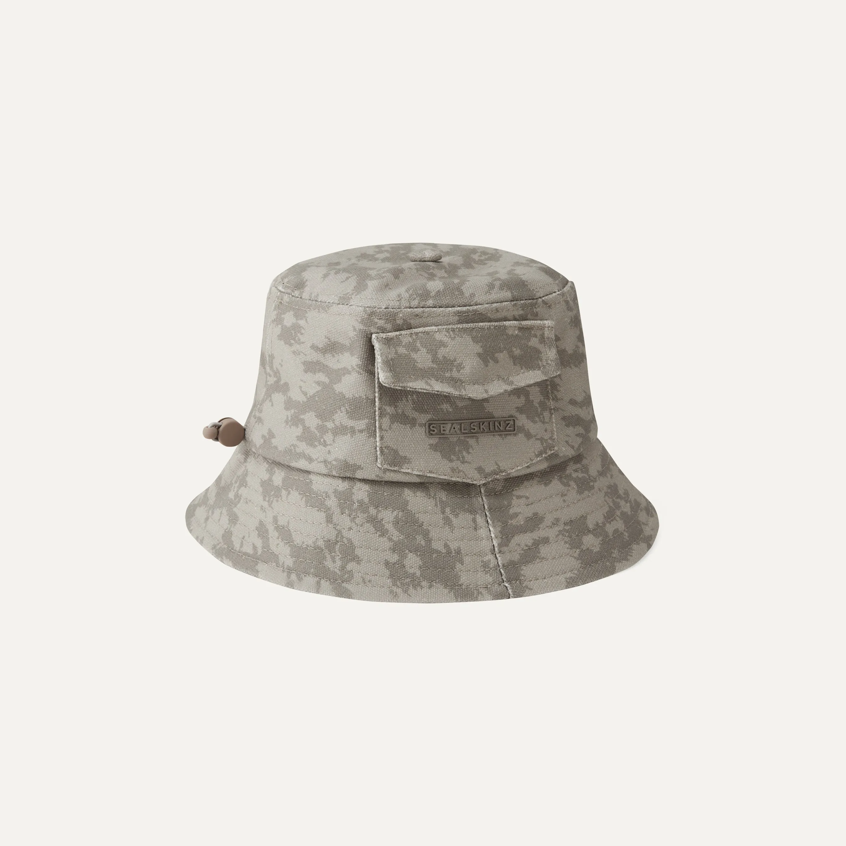 Waterproof Canvas Patch Pocket Bucket Hat