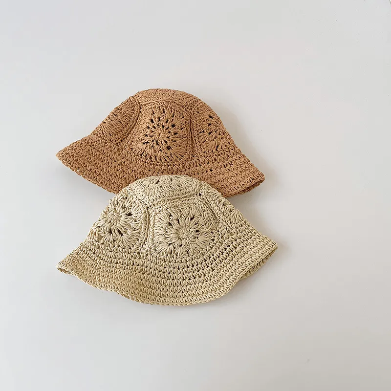 Woven Straw Bucket Hat