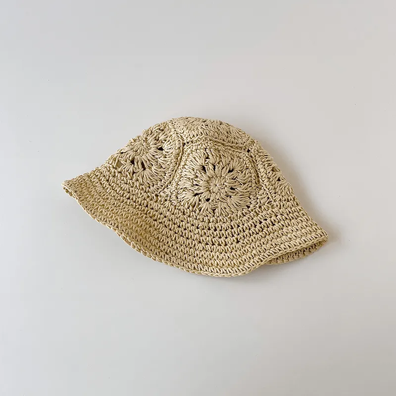 Woven Straw Bucket Hat