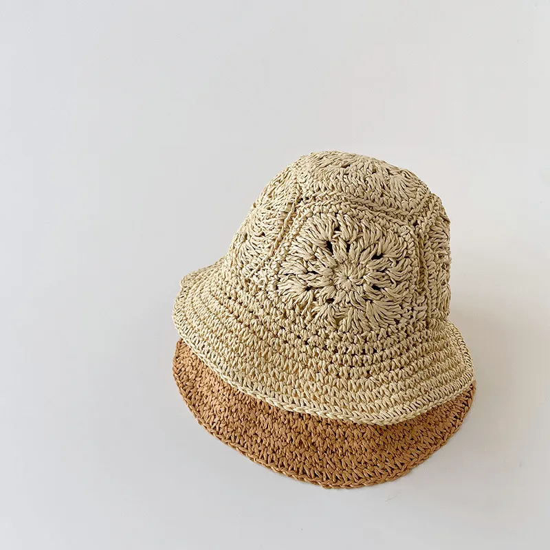 Woven Straw Bucket Hat